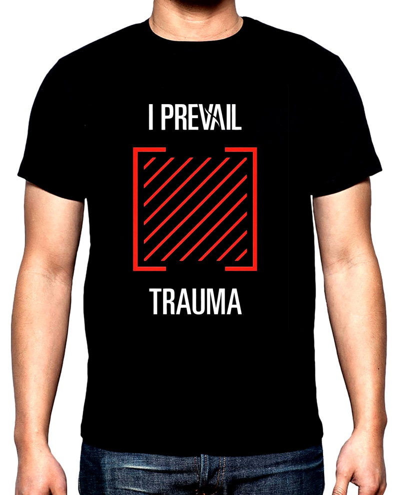 T-SHIRTS I prevail, Trauma, men's  t-shirt, 100% cotton, S to 5XL